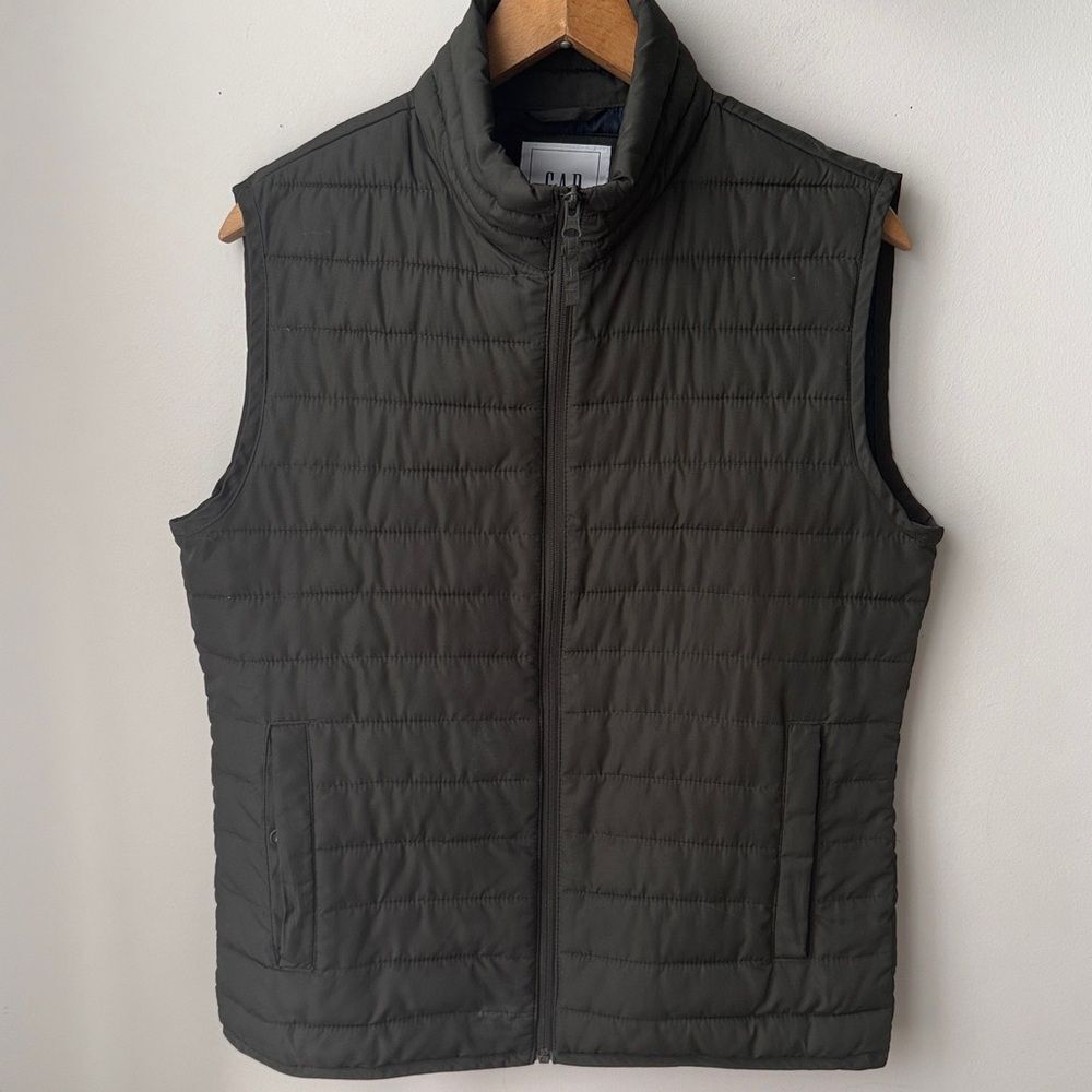 Gap Lightweight Mens Full Zip Puffer Vest
